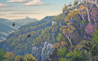 Currawongs Above the Cliffs